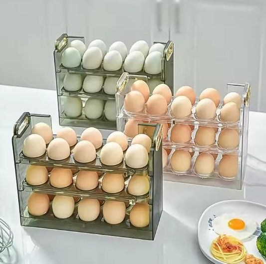 3 Layer Egg Stand – Space-Saving Kitchen Organizer