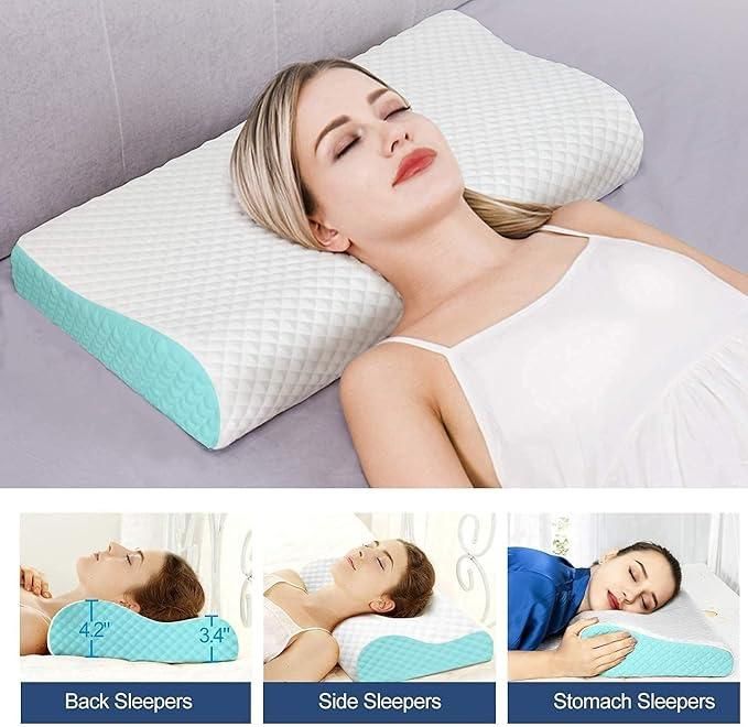 Contour Neck Pillow – Orthopedic Relief for Neck, Shoulder & Spine Alignment