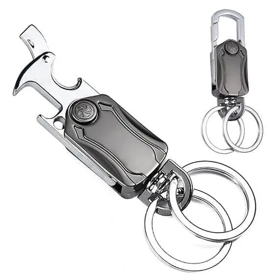 5 IN 1 Heavy Duty Dual Ring Multifunction Keychain with Cutter sopingsearch.store