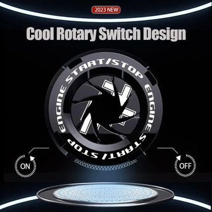 Rotary Push Start Stop Button Cover sopingsearch.store